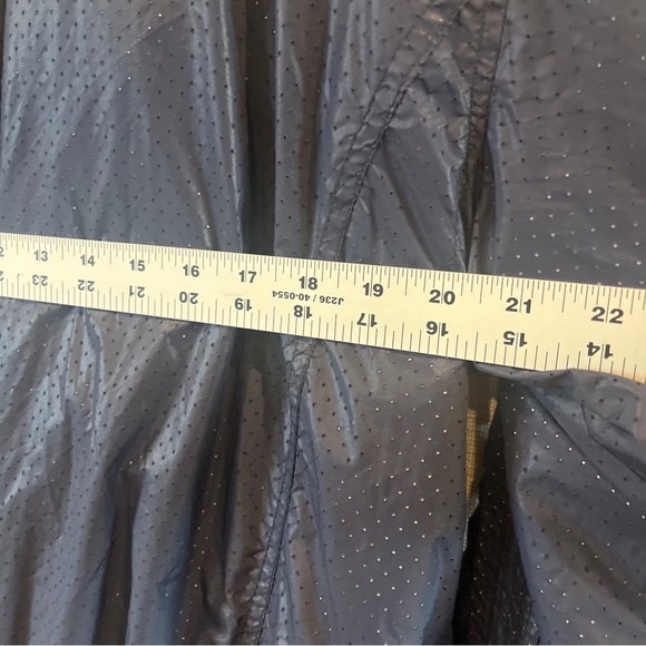 Live Mechanics Moto Jacket Well Established Black Striped Windbreaker XLarge Vtg - Picture 8 of 14